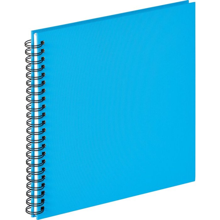 Walther Album a spirale Fun blu oceano 30x30 cm 50 pagine bianche