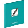 Libro degli ospiti Walther Fun verde petrolio 23x25 cm 72 pagine bianche