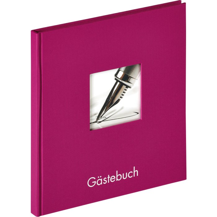 Walther Guestbook Fun viola 23x25 cm 72 pagine bianche