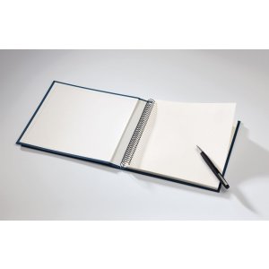 Walther Libro degli ospiti a spirale Fun grey 26x25 cm 50 pagine bianche