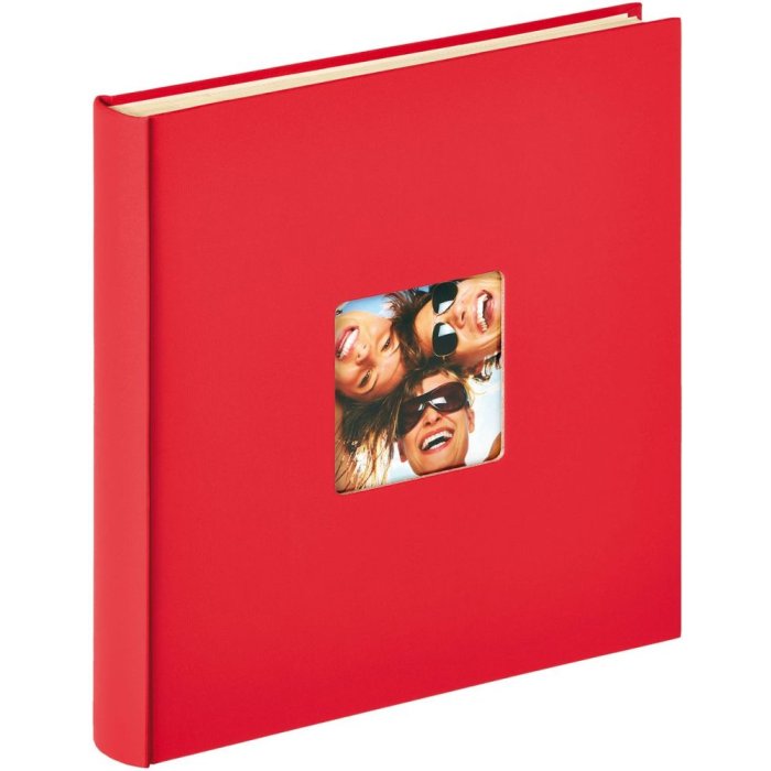 Walther Album autoadesivo Fun 33x34 cm rosso 50 pagine autoadesive