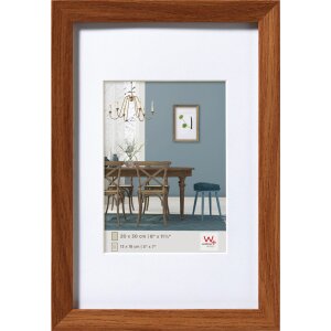 Cornice in legno Fiorito 40x60 cm rovere scuro