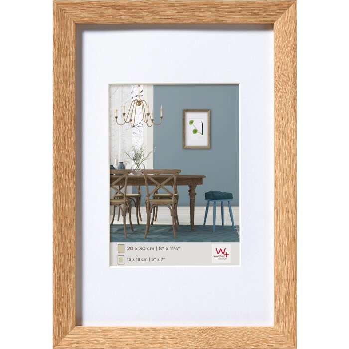 Cornice in legno Fiorito 50x70 cm rovere chiaro