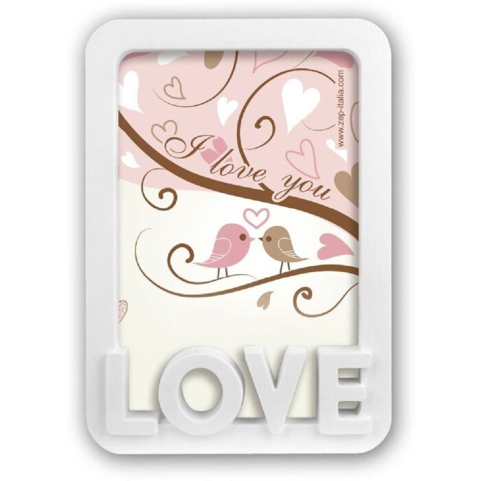 ZEP Portafoto Grazia 10x15 cm bianco Amore