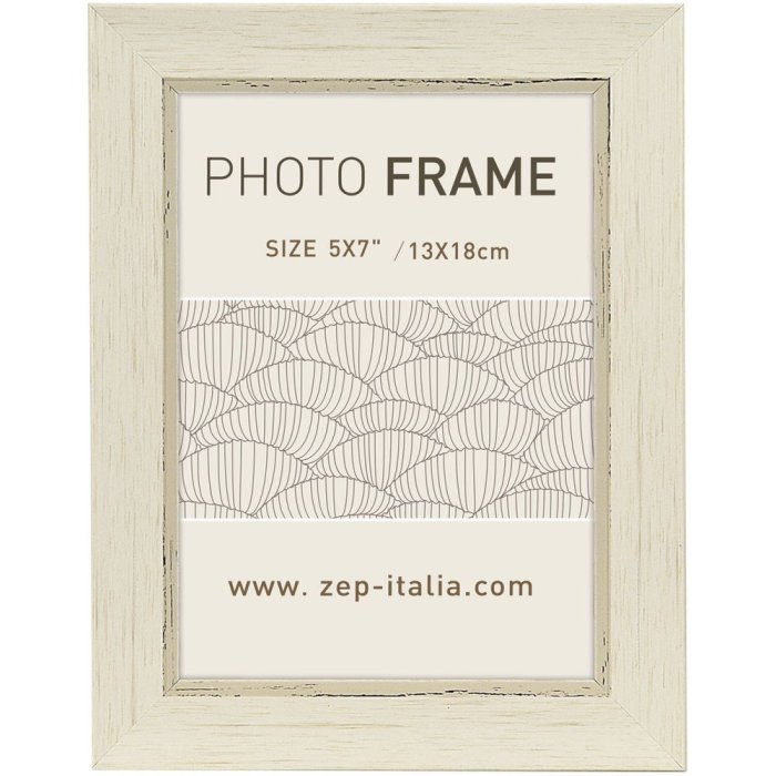 Cornice Tamigi bianca 13x18 cm