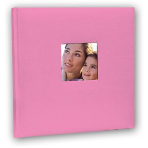 Album fotografico Cotone rosa 31x31 cm