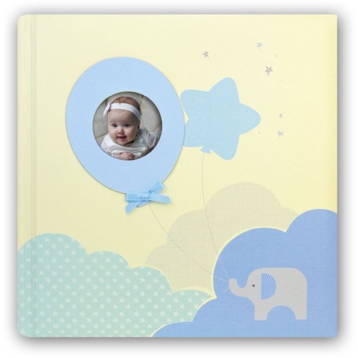 ZEP Album per bambini Penelope blu 24x24 cm 40 pagine bianche