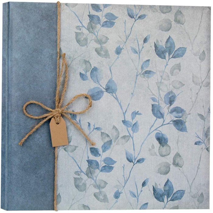 ZEP Album fotografico Garden blu 24x24 cm 40 pagine bianche