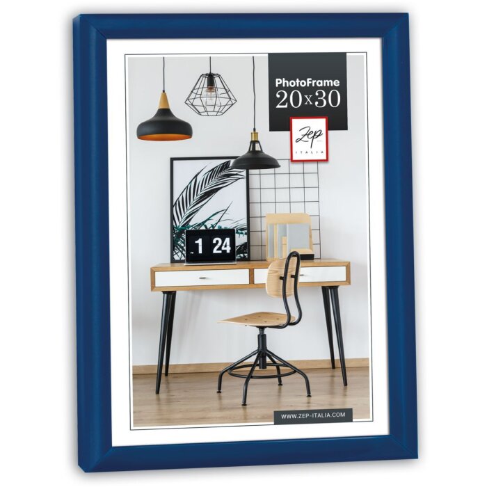 Cornice in plastica New Easy 15x20 cm blu