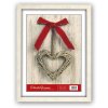 Cornice in legno Basic M48 bianco 10x15 cm