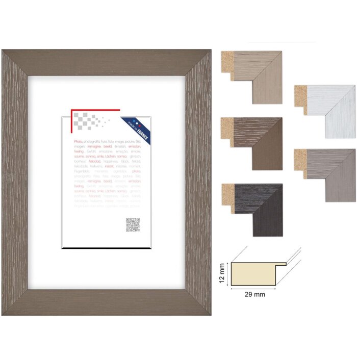 Cornice in legno Karma da 10x15 cm a 50x70 cm