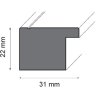 Cornice Newton da 10x15 cm a 60x80 cm