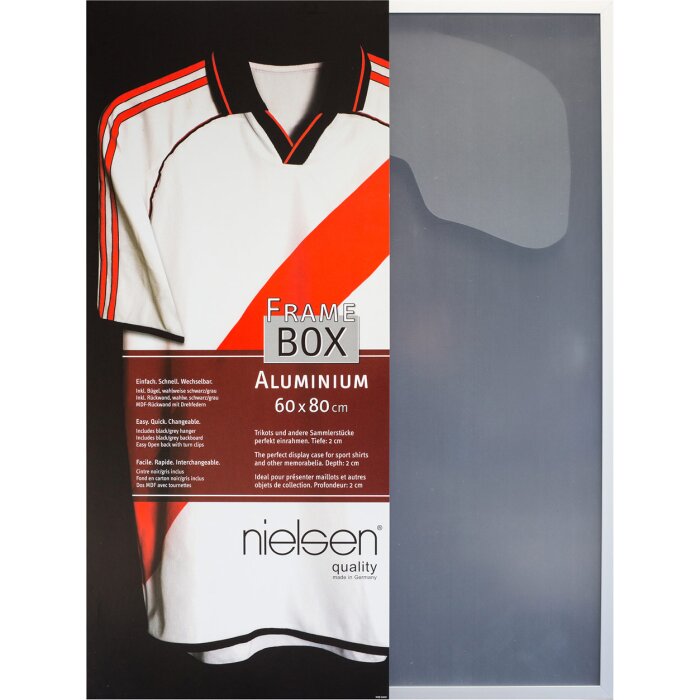 Frame Box II Cornice per magliette 60x80 cm argento