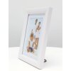Telaio in legno S54SF1P1 con passe-partout bianco