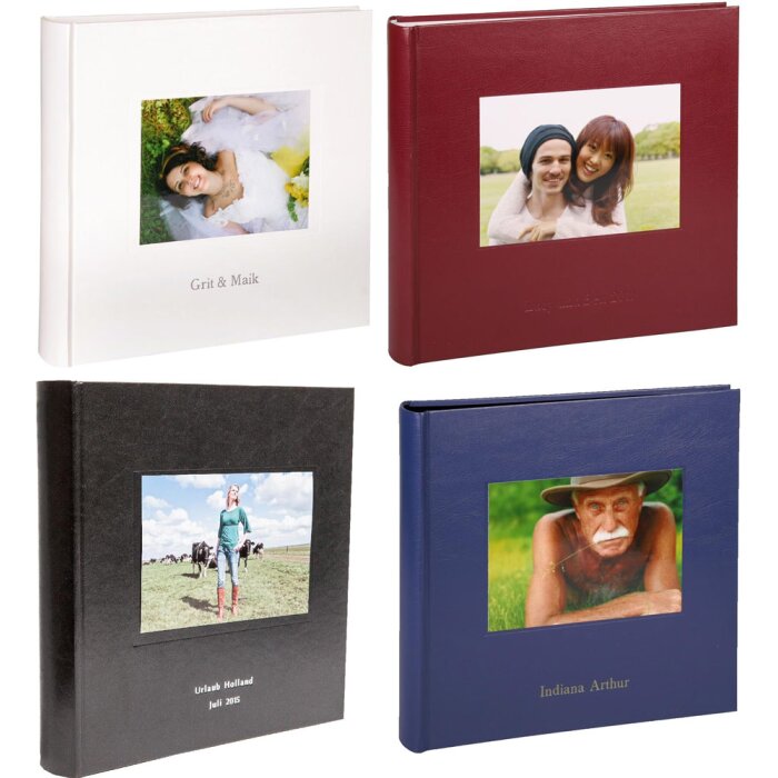 HNFD Album fotografico KOLARA con foto + testo 30x30 cm 100 pagine