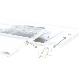 Deknudt s58sa2 telaio in plastica 6 misure da 10x15 cm a 18x24 cm