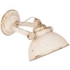 6LMP481W Clayre Eef - Portalampada a parete bianco 21x30x19 cm