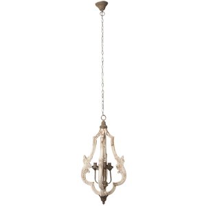 Lampada a sospensione 40x79 cm bianco