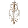 Lampada a sospensione 32x70 cm beige
