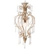 Lampada a sospensione 32x70 cm beige