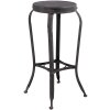 Sgabello Clayre & Eef 37x72 cm nero