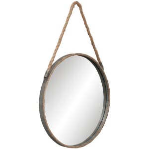 Specchio ø 47x3 cm grigio - 62s126 Clayre Eef