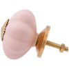 Clayre & Eef 63803 Pomello per porta Ø 4 cm Ceramica rosa