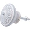 Pomello per mobili 4x3 cm - rotondo grigio