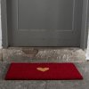 Tappeto per porta Clayre Eef Cuore rosso - 74x45x2 cm
