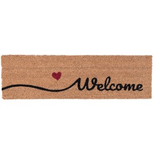 Clayre & Eef MC128 Tappeto per porta Welcome marrone...