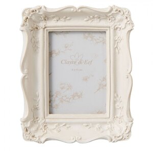 Clayre & Eef 2F0466 Cornice 6x9 cm Beige Plastica...