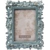 Clayre & Eef 2F0436 Cornice 10x15 cm in plastica turchese rettangolare