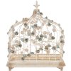 Decorazione Gabbia per uccelli 42x21x50 cm - beige