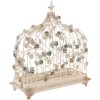 Decorazione Gabbia per uccelli 42x21x50 cm - beige