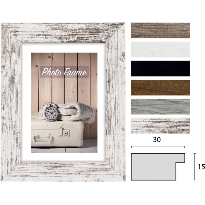 Cornice di legno ZEP Nelson da 10x15 cm a 50x70 cm