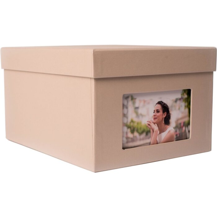 xl photo box Kandra 700 foto 13x18 cm taupe metallic
