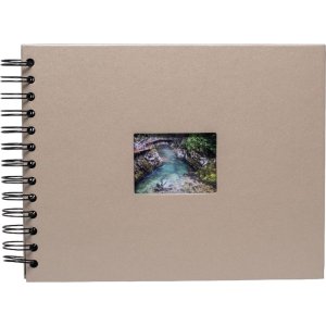HNFD Album a spirale BULDANA tortora metallizzato 23x17...