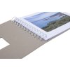 HNFD Album a spirale BULDANA tortora a coste 23x17 cm 40 pagine bianche