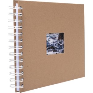 HNFD Album a spirale BULDANA kraft 23x17 cm 40 pagine bianche