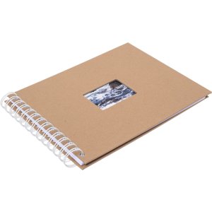 HNFD Album a spirale BULDANA kraft 23x17 cm 40 pagine bianche