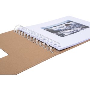HNFD Album a spirale BULDANA kraft 23x17 cm 40 pagine bianche