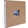 HNFD Album a spirale BULDANA kraft 23x17 cm 40 pagine bianche