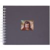 Album a spirale buldana ardesia a righe - pagine bianche