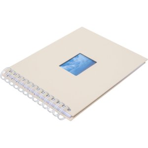 HNFD album a spirale BULDANA a lume di candela 23x17 cm 40 pagine bianche
