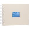 HNFD album a spirale BULDANA a lume di candela 23x17 cm 40 pagine bianche