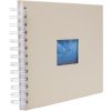 HNFD album a spirale BULDANA a lume di candela 23x17 cm 40 pagine bianche