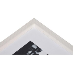 Cornice in legno Viola 10x15 cm bianco