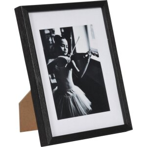 Cornice in legno Viola 10x15 cm nero
