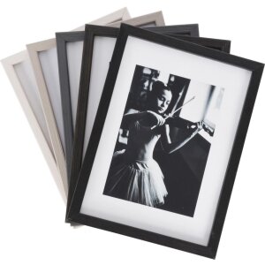 Cornice in legno Viola 10x15 cm nero
