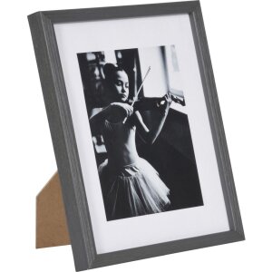 Cornice in legno Viola 10x15 cm Grigio scuro